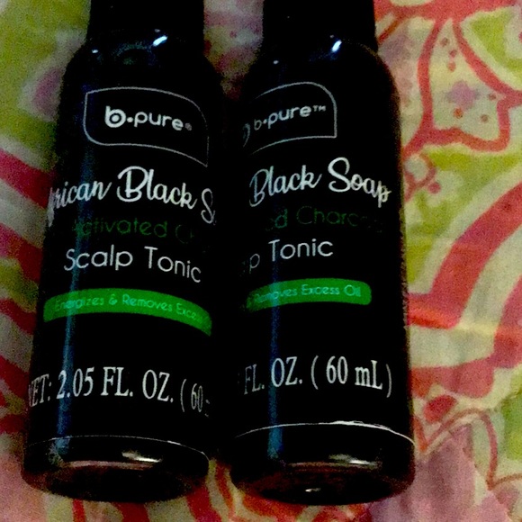 B-Pure-African Black Soap Scalp Tonic  2.05 ozs ea Lot of Two - Picture 1 of 1
